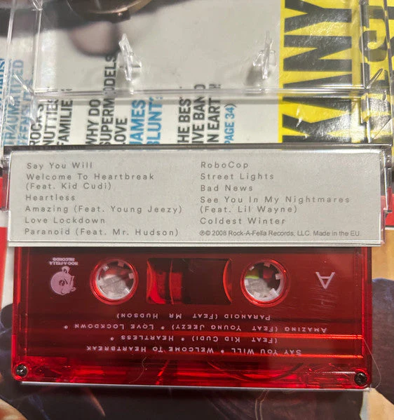 Kanye West 808s & Heartbreak Cassette Tape - Image 4