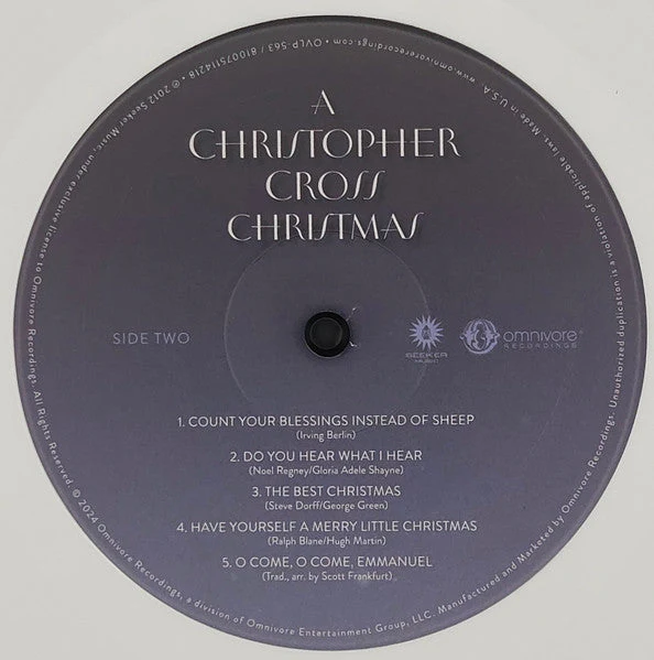 A Christopher Cross Christmas (RSD BLACK FRIDAY VINYL) Vinyl Record - Image 4