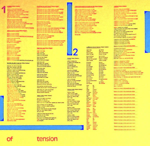 A Different Kind Of Tension Vinyl Record - Image 4