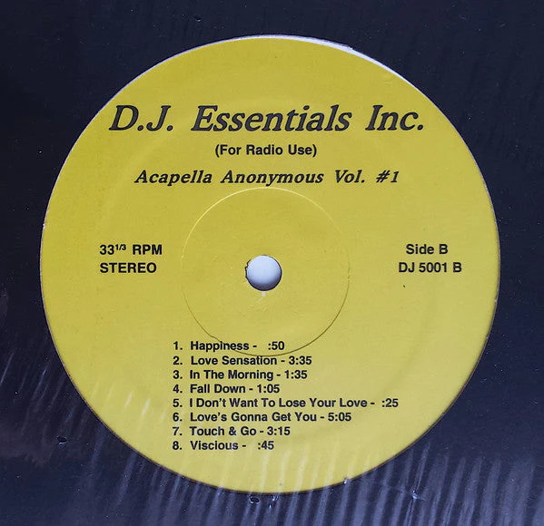 Acapella Anonymous Vol. #1 Vinyl Record - Image 2