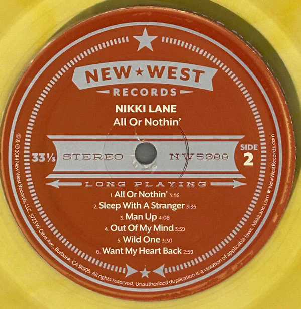 All Or Nothin' Vinyl Record - Image 5