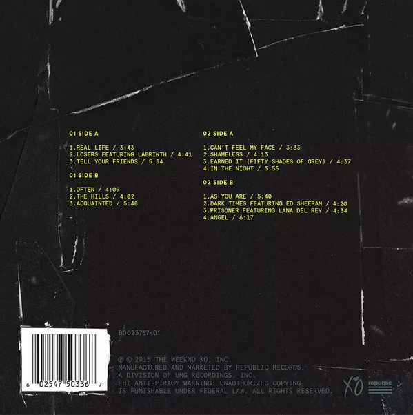 Beauty Behind The Madness (2xVINYL) Vinyl Record - Image 4