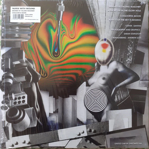Brained By Falling Masonry / Cooloorta Moon *PICTURE* Vinyl Record - Image 2