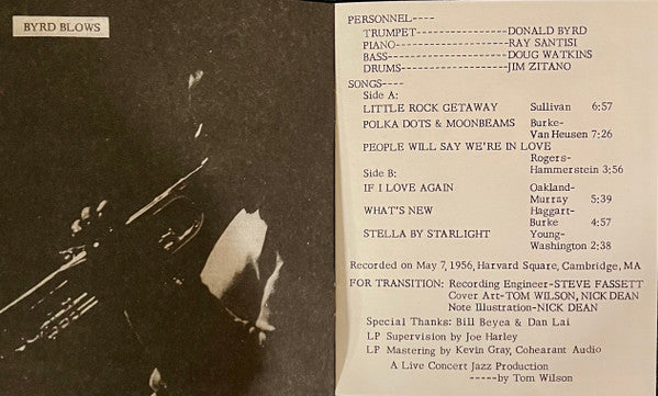 Byrd Blows On Beacon Hill Vinyl Record - Image 8