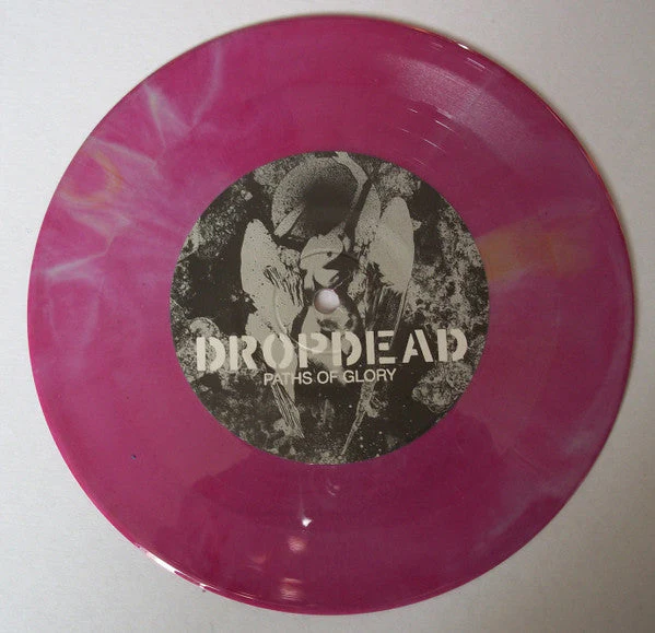 Converge / Dropdead (7" COLOR BONG' VINYL) *ORANGE/GREY* Vinyl Record - Image 6