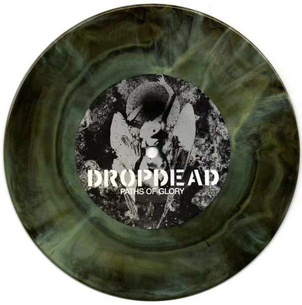 Converge / Dropdead (7" COLOR BONG' VINYL) *ORANGE/GREY* Vinyl Record - Image 8