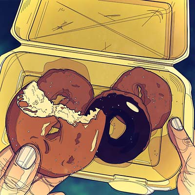 Donuts EP (feat. Diamond Bass & Naive Machine Remixes) Vinyl Record