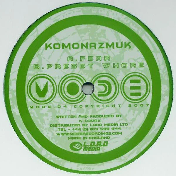 Fear / Preset Whore Generic Vinyl Record