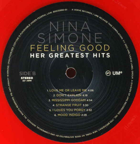 Feeling Good: Her Greatest Hits (TARGET EXCLUSIVE OPAQUE RED VINYL) Vinyl Record - Image 5