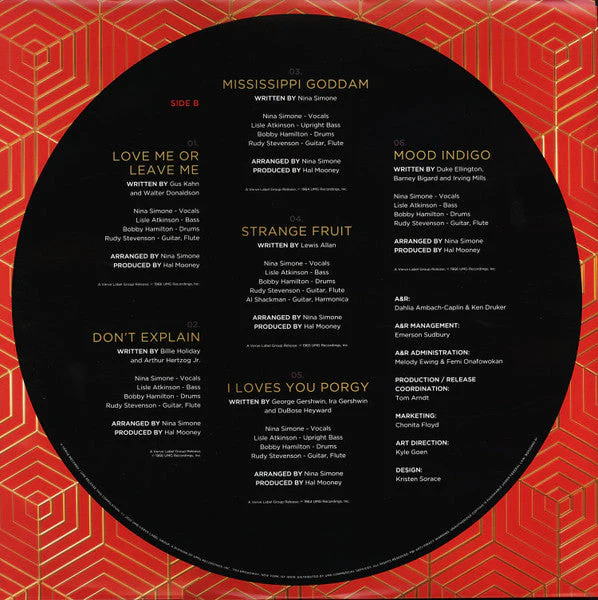 Feeling Good: Her Greatest Hits (TARGET EXCLUSIVE OPAQUE RED VINYL) Vinyl Record - Image 7