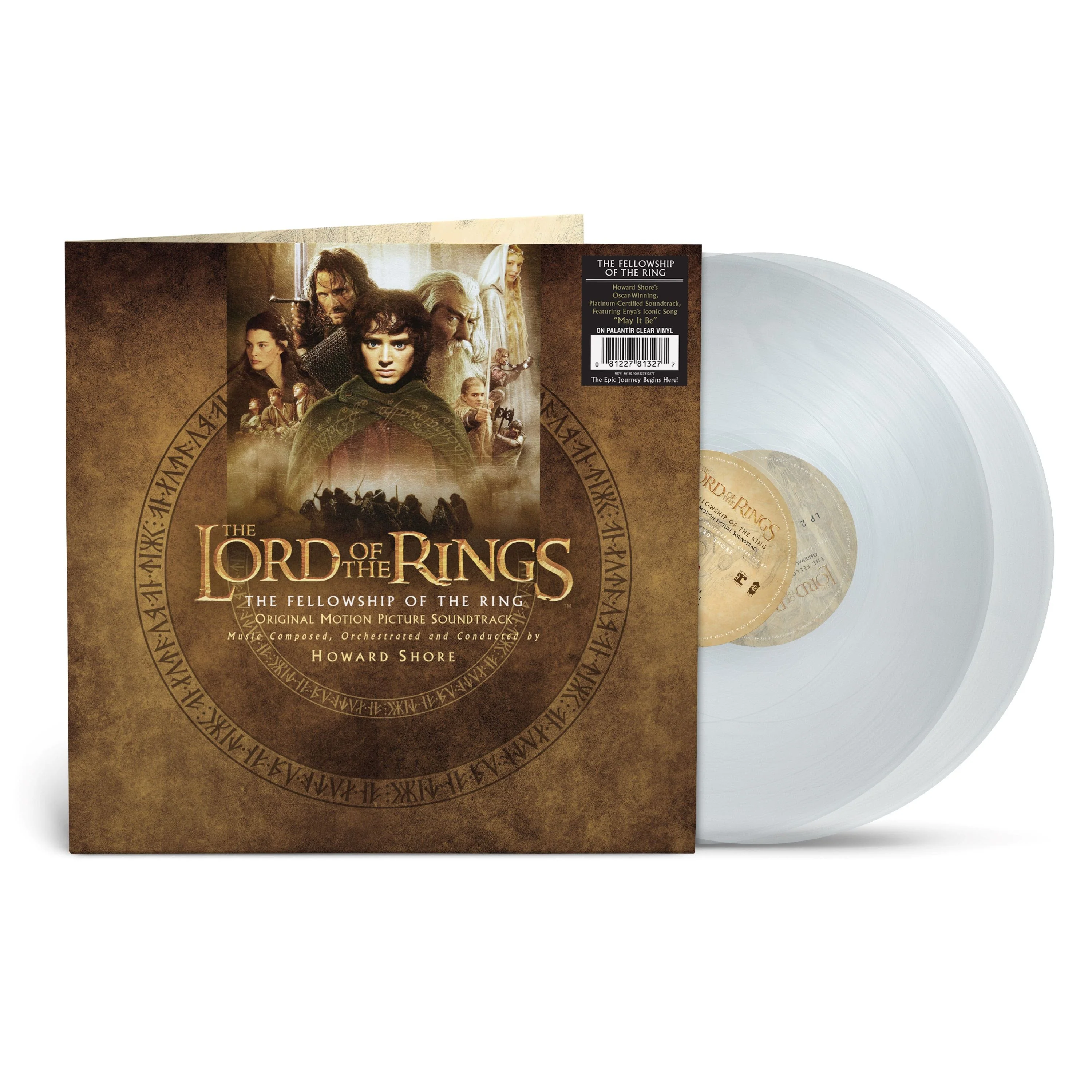 Fellowship of the Ring (IEX: 2x PALANTIR CLEAR VINYL) Vinyl Record