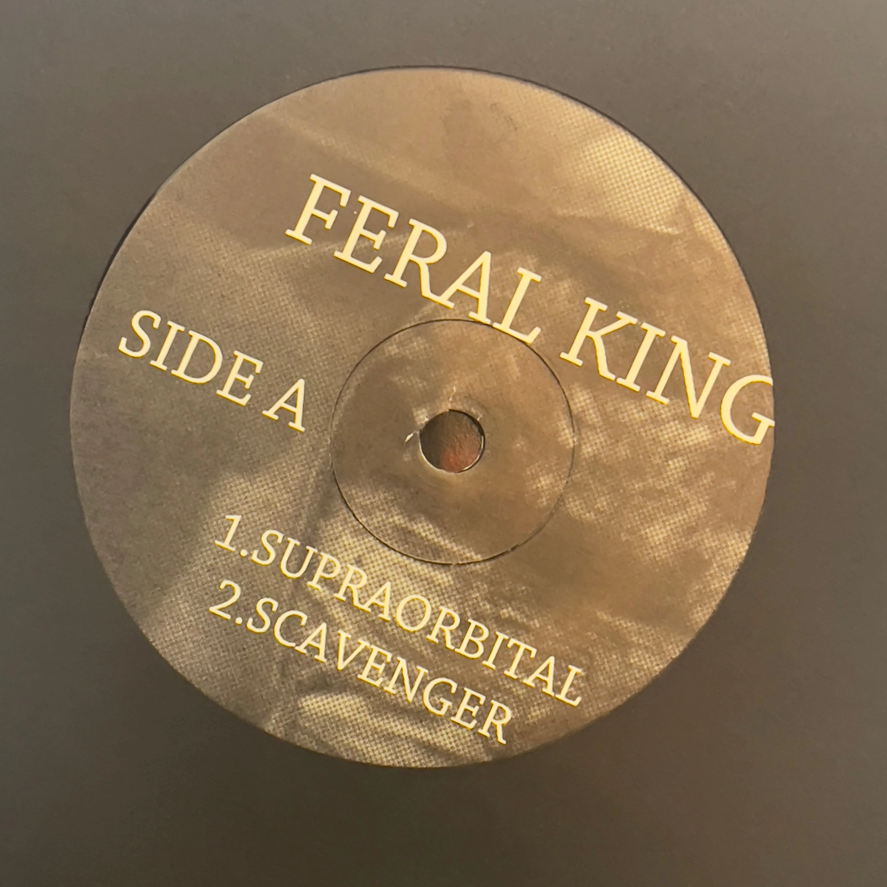 Feral King / Lonely Ghost Parade *LIMITED TO 20 ALTERNATE RELEASE COVER* (VINYL 7") Vinyl Record - Image 3