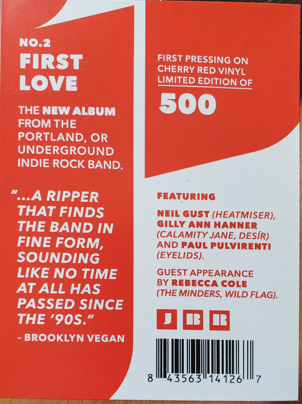 First Love (TRANSLUCENT RED VINYL) Vinyl Record - Image 3
