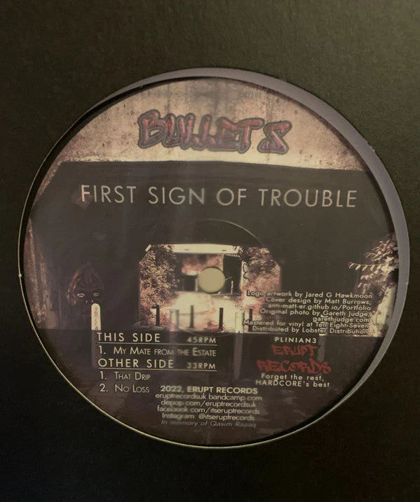 First Sign of Trouble  Generic Vinyl Record