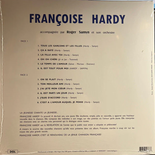 Françoise Hardy (ORANGE VINYL) Vinyl Record - Image 2