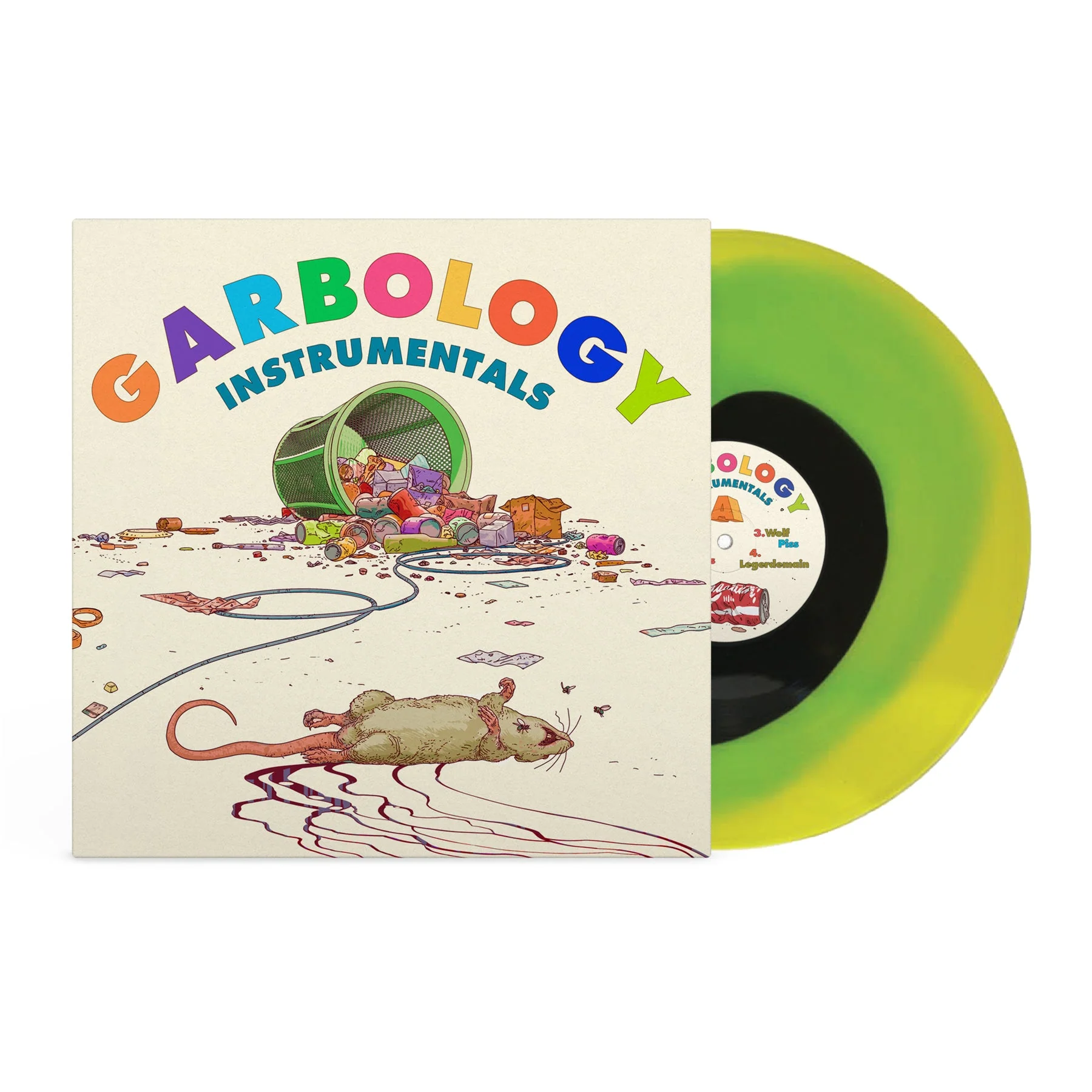 Garbology: Instrumentals (YELLOW, GREEN & BLACK VINYL) Vinyl Record