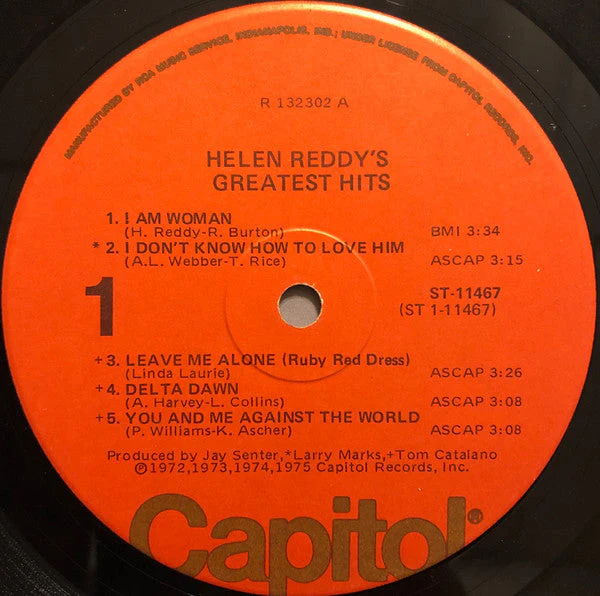 Helen Reddy's Greatest Hits *SEALED* Vinyl Record - Image 3