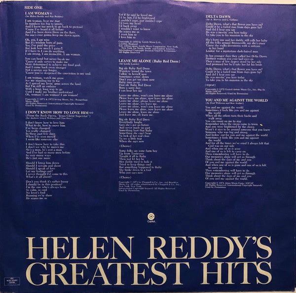 Helen Reddy's Greatest Hits *SEALED* Vinyl Record - Image 5