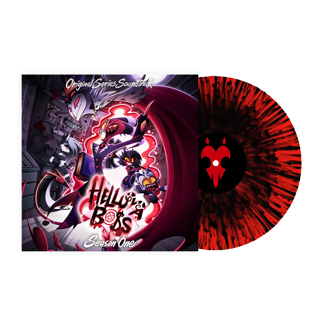 Helluva Boss: Season 1 (Original Soundtrack) [Indie Exclusive Demon Blood Vinyl] Vinyl Record - Image 2