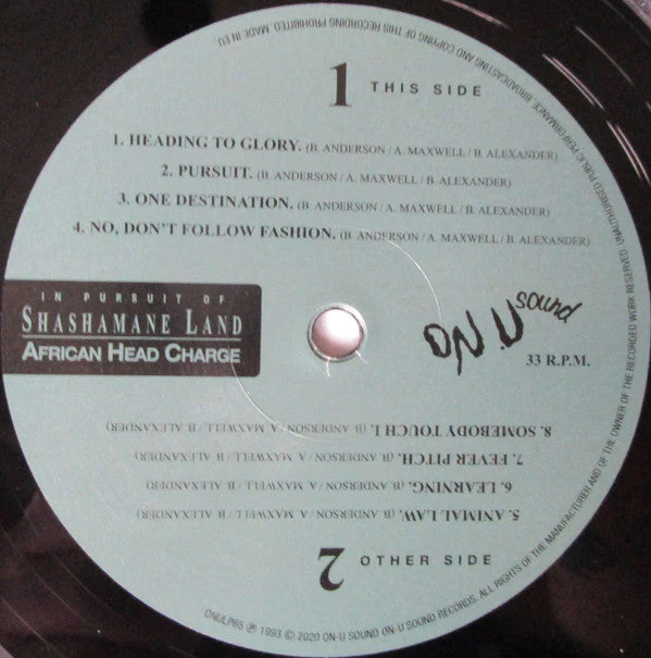 In Pursuit Of Shashamane Land Vinyl Record - Image 4
