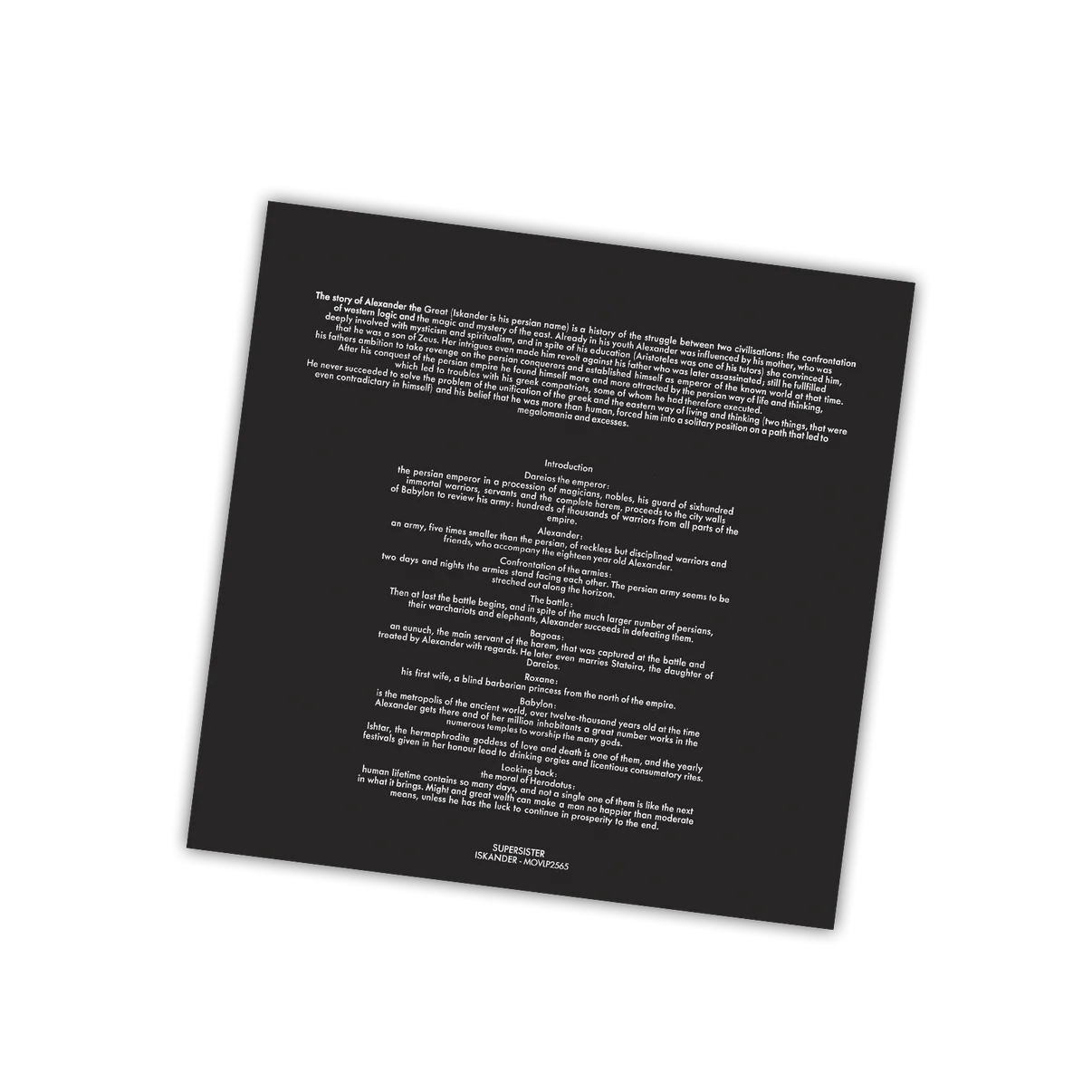 Iskander (MOV / CRYSTAL CLEAR VINYL) Vinyl Record - Image 4