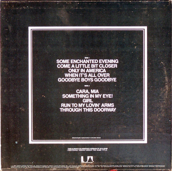 Jay And The Americans Greatest Hits! Vinyl Record - Image 2