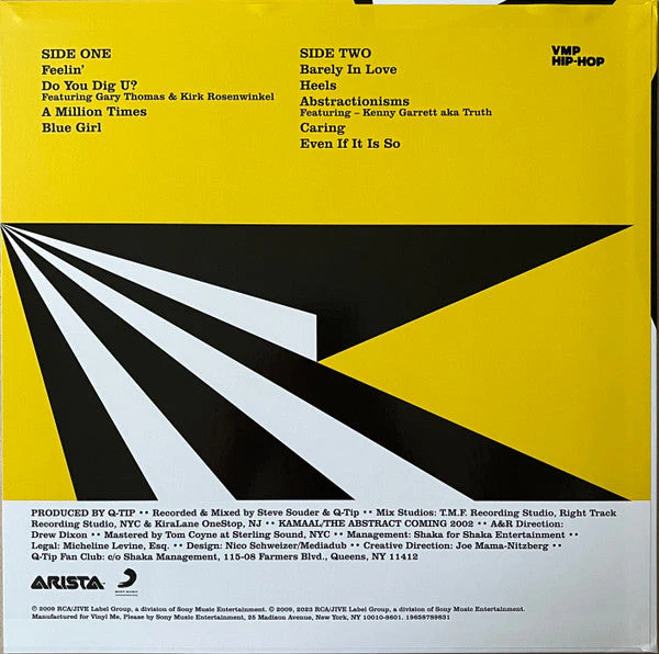 Kamaal/The Abstract (BLACK, WHITE, & YELLOW VINYL) Vinyl Record - Image 4