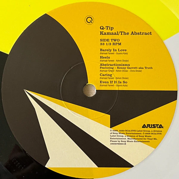 Kamaal/The Abstract (BLACK, WHITE, & YELLOW VINYL) Vinyl Record - Image 6