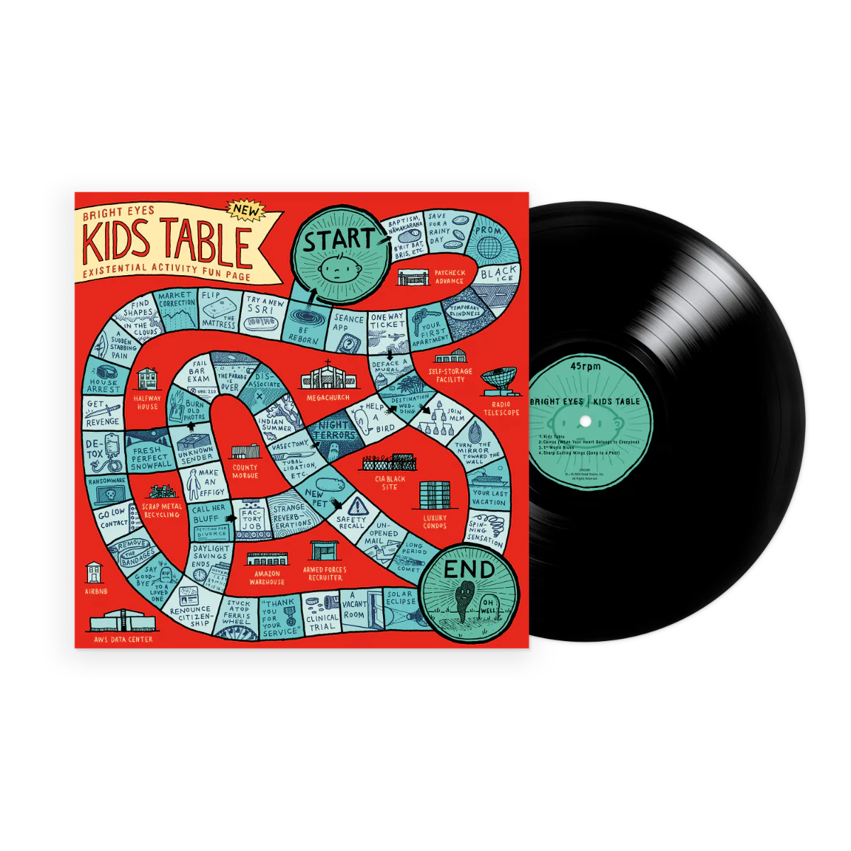 Kids Table Ep (Black VINYL) Vinyl Record
