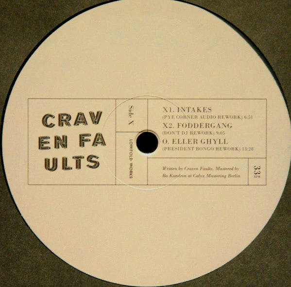 Lowfold Reworks Vinyl Record