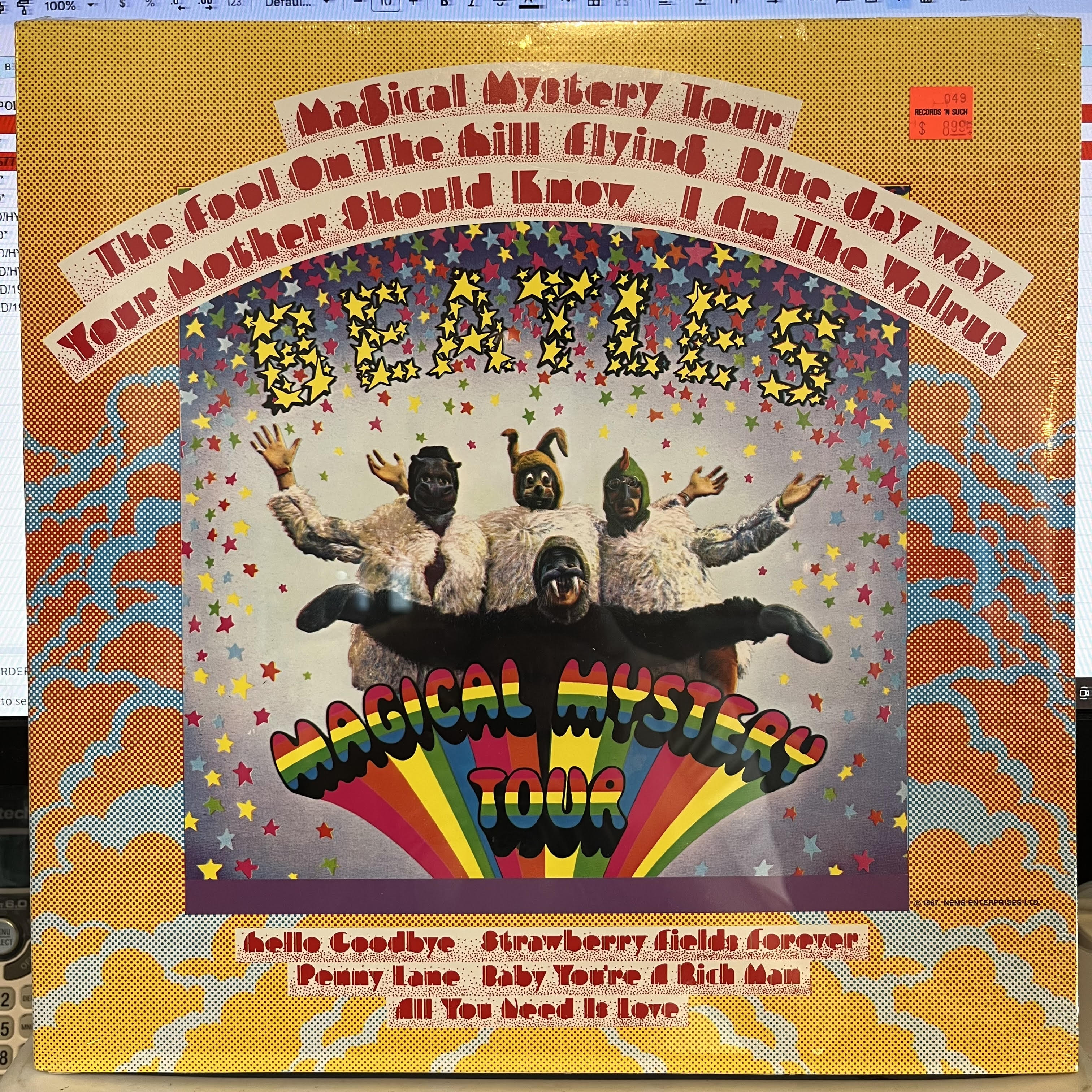 Magical Mystery Tour *SEALED/1988* Vinyl Record