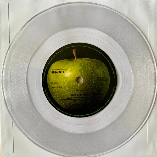 Now And Then / Love Me Do Vinyl Record - Image 5