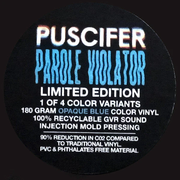 Parole Violator *BLUE* Vinyl Record - Image 2