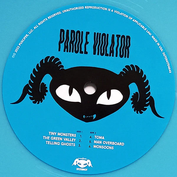Parole Violator *BLUE* Vinyl Record - Image 6