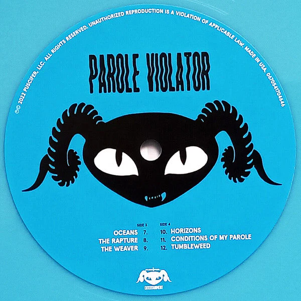 Parole Violator *BLUE* Vinyl Record - Image 8