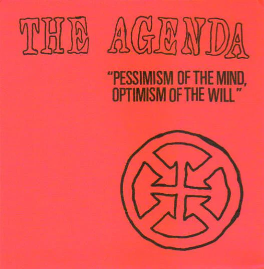 Pessimism Of The Mind, Optimism Of The Will (VINYL 7") Vinyl Record