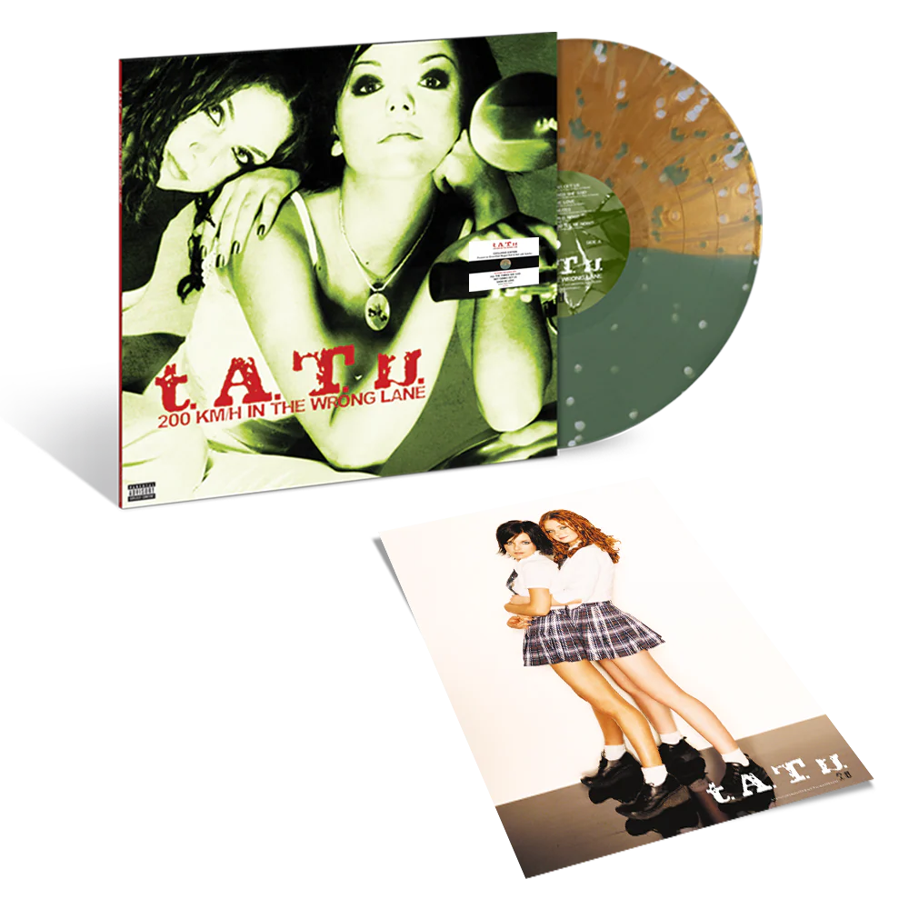 Pre-Order: T.A.T.U. - 200 Km/H In The Wrong Lane [Green/Gold Nugget Split Splatter]