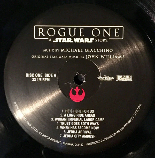 Rogue One (A Star Wars Story) Vinyl Record - Image 3