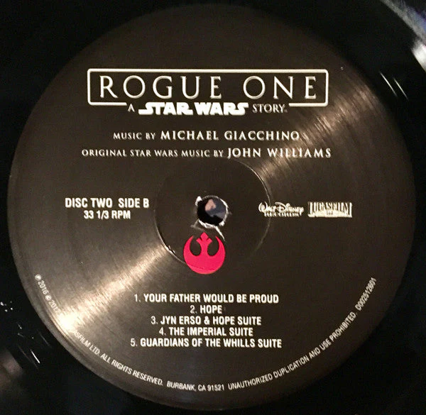 Rogue One (A Star Wars Story) Vinyl Record - Image 6