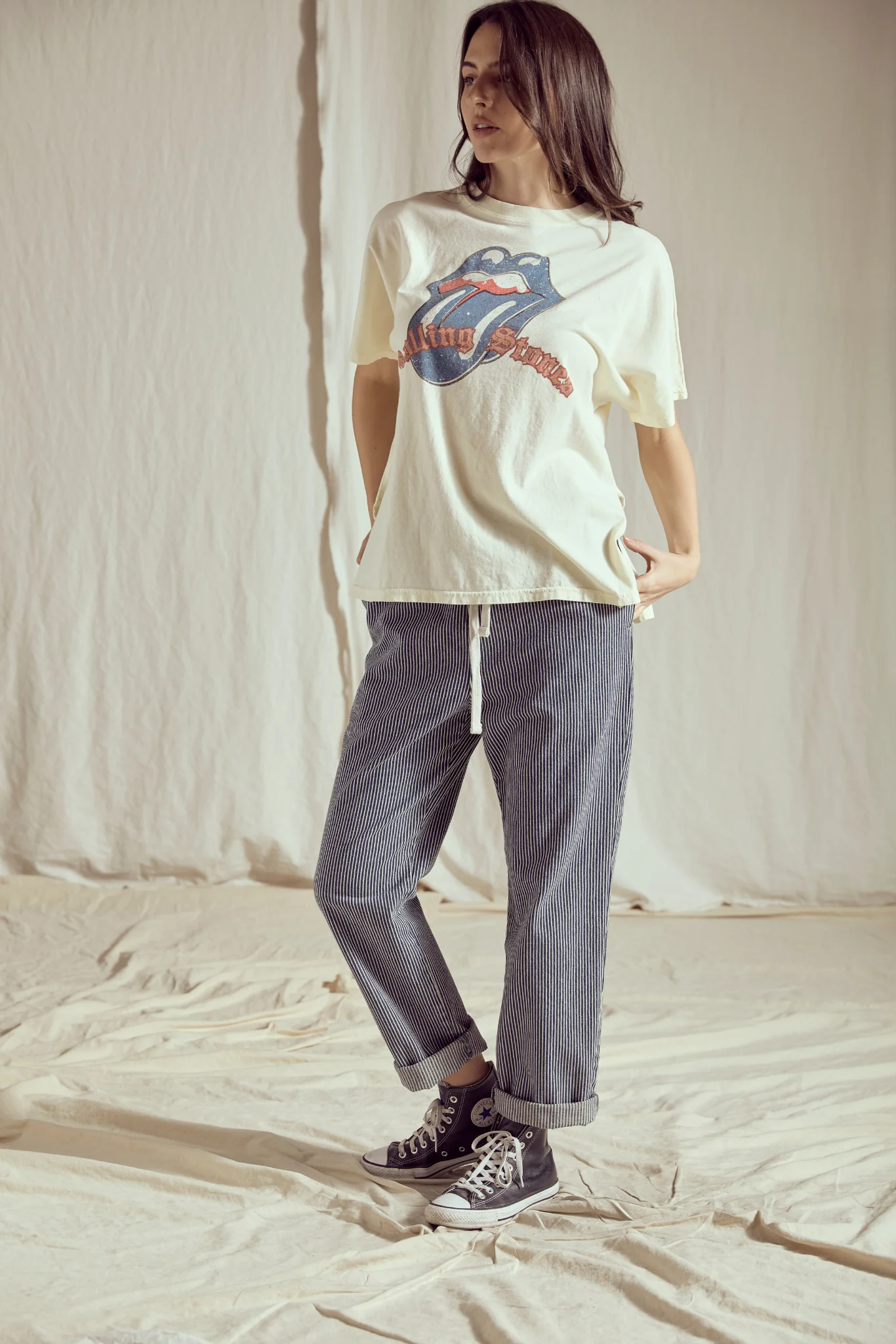 The Rolling Stones Old English Womens Tee Shirt - Image 5