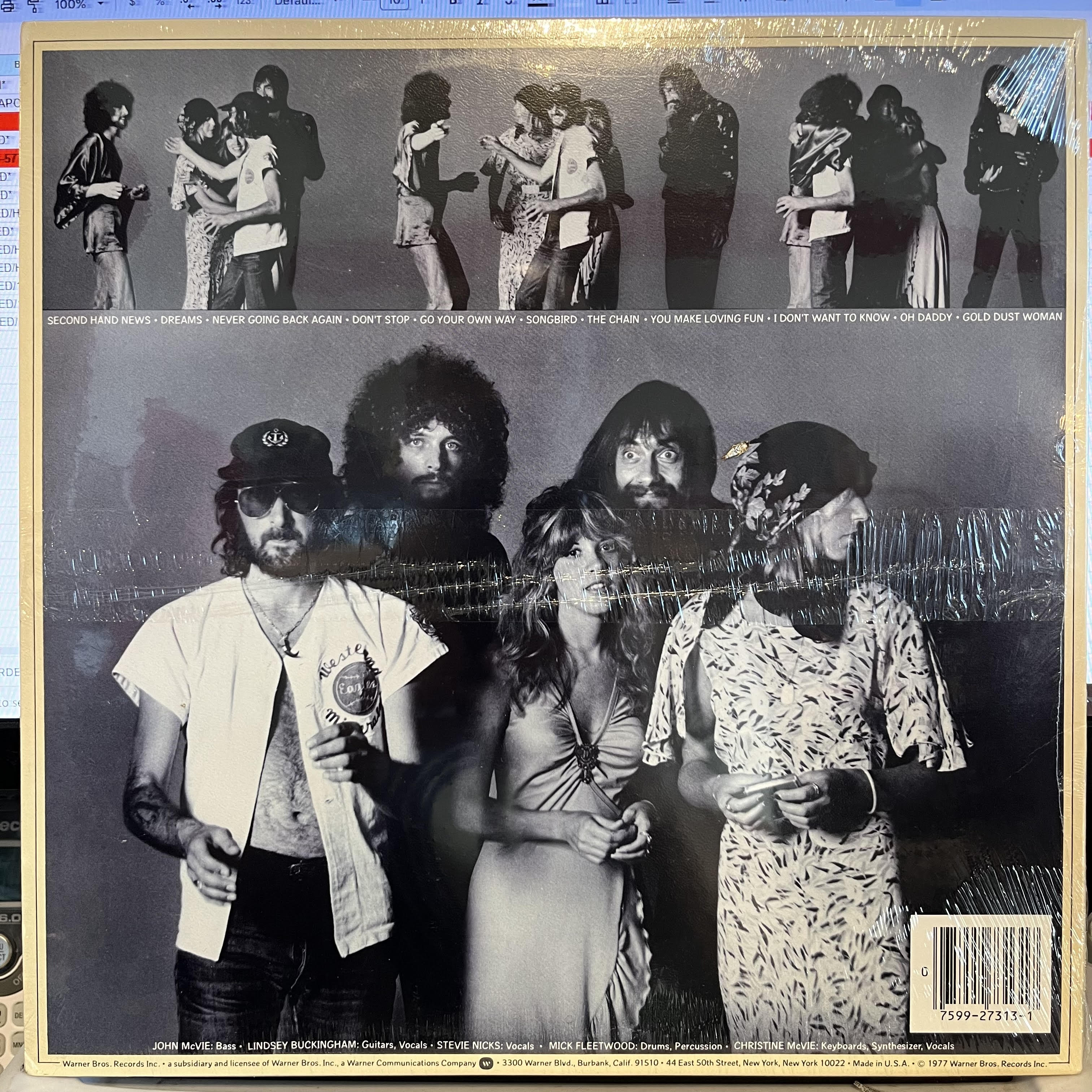Rumours *SEALED/1987* Vinyl Record - Image 2