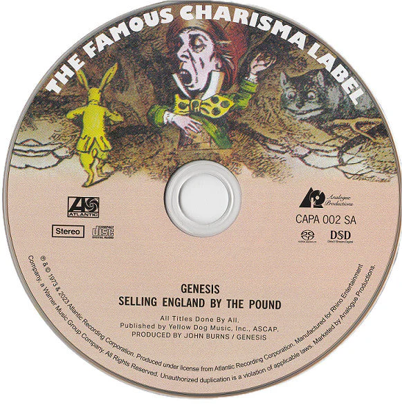 Selling England By The Pound (SACD) Music CD - Image 3
