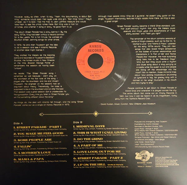 Street Parade (YELLOW MARBLE VINYL) Vinyl Record - Image 4