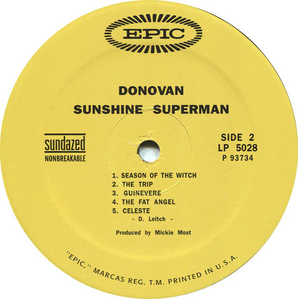 Sunshine Superman Vinyl Record - Image 5