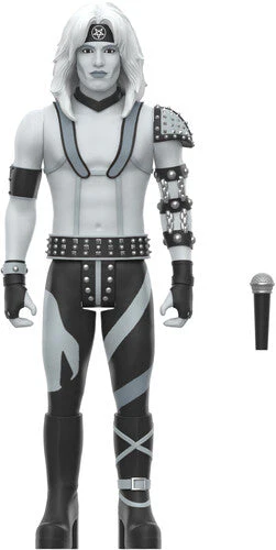 Super7 - Motley Crue - ReAction Figures Wv2 - Vince Neil (Shout At The Devil - Black & White) (Collectible, Action Figure) | - Image 2