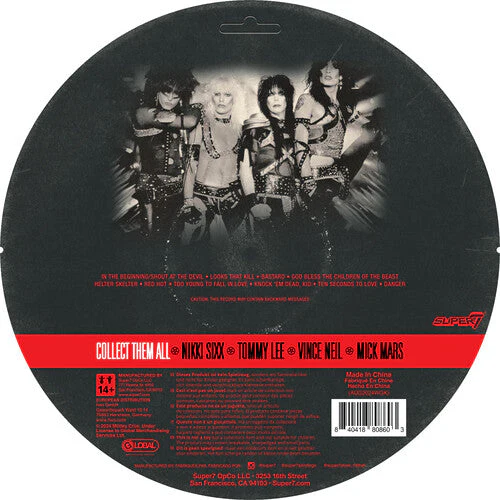 Super7 - Motley Crue - ReAction Figures Wv2 - Vince Neil (Shout At The Devil - Black & White) (Collectible, Action Figure) | - Image 3