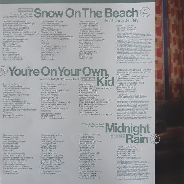 Taylor Swift Midnights Republic Records LP, Album, S/Edition, Blo  Vinyl Record - Image 11