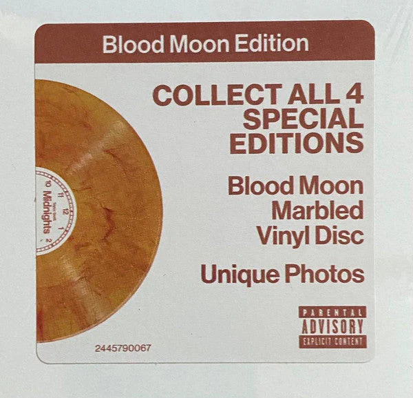 Taylor Swift Midnights Republic Records LP, Album, S/Edition, Blo  Vinyl Record - Image 17