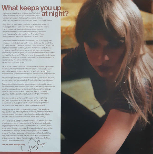 Taylor Swift Midnights Republic Records LP, Album, S/Edition, Blo  Vinyl Record - Image 9