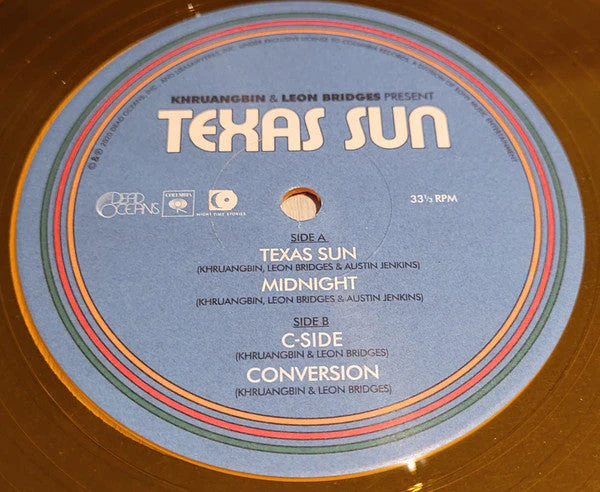 Texas Sun *SEALED/ORANGE* Vinyl Record - Image 4